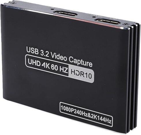 بطاقة التقاط HDMI Bewinner 4K مع حلقة للخارج | USB 3.2، دعم HDR/VRR ووقت استجابة 0 للبث/الألعاب/إنشاء المحتوى in Kuwait