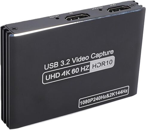 بطاقة التقاط HDMI Bewinner 4K مع حلقة للخارج | USB 3.2، دعم HDR/VRR ووقت استجابة 0 للبث/الألعاب/إنشاء المحتوى in Kuwait