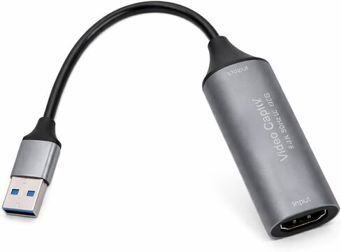 Yoidesu Video Capture Card for 4K 30Hz Input and 1080P 60Hz Output, HDMI to USB 3.0 A Capture Card for Streaming, Game Recording, Teaching, Meetings, and Live Preview in Saudi Arabia