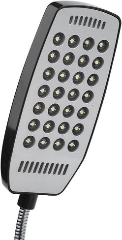 Yosoo USB Reading Light, 28 LED Flexible Gooseneck Computer Lamp with Switch, for Laptop PC Office Travel (Black) in Saudi Arabia