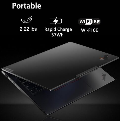 Lenovo ThinkPad X1 Carbon Gen 13 Aura Edition AI PC Laptop (14" FHD+ Touchscreen, Intel Core Ultra 7 255U, 32GB 8400MT/s, 2TB SSD, (>i7-1355U)), Thunderbolt 4, Backlit, IR Webcam, IST HUB, Win 11 Pro in Saudi Arabia