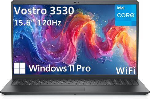 Dell Vostro 3530 15.6" Laptop Computer for Business, 13th Gen Intel 5-Core Processor, 120Hz FHD, 16GB DDR4 RAM, 512GB PCIe SSD, WiFi, Bluetooth, Type-C, HDMI, RJ45, Windows 11 Pro in Saudi Arabia