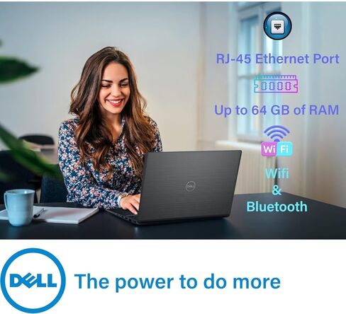 Dell Vostro 3530 15.6" Laptop Computer for Business, 13th Gen Intel 5-Core Processor, 120Hz FHD, 16GB DDR4 RAM, 512GB PCIe SSD, WiFi, Bluetooth, Type-C, HDMI, RJ45, Windows 11 Pro in Saudi Arabia