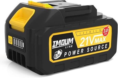 IMOUMLIVE 21V Battery, Lithium Ion, 3.0Ah in Saudi Arabia