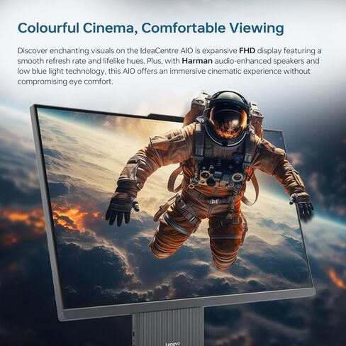 Lenovo IdeaCentre Business Computer All-in-One PC, 27" FHD 100Hz Display, Intel Core i7-13620H, 16GB DDR5, 2TB SSD, Wi-Fi 6, Windows 11 Pro with AI & Microsoft Copilot, Wireless KB & M, Grey in Saudi Arabia