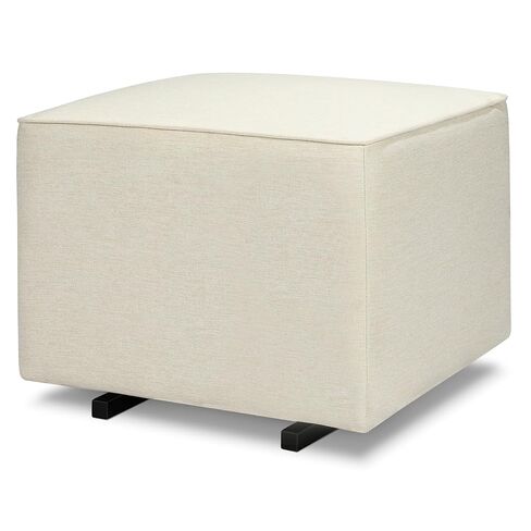 DaVinci Universal Gliding Ottoman in Frost Grey, GREENGUARD Gold & CertiPUR-US Certified in Saudi Arabia