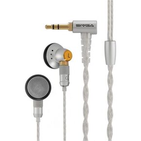 سماعات أذن سلكية SIVGA M260 مع كابل MMCX قابل للفصل، محرك ديناميكي HiFi مقاس 14.2 مم، صوت متوازن، USB-C مع ميكروفون in Kuwait
