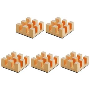 مبدد حرارة الكمبيوتر المحمول النحاس النحاسي المبرد 6x6x3mm5 (pcs) شريط لاصق حراري موصل النحاس لتبريد الكمبيوتر GPU رقائق VRAM VGA RAM in Saudi Arabia