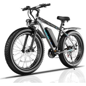 دراجة كهربائية Vivi F26FUL ذروة 1000 وات 26 بوصة × 4.0 دراجة كهربائية بإطارات دهنية مع بطارية قابلة للإزالة 48 فولت 13 أمبير، 7 سرعات، أعلى 26 ميل في الساعة، نظام تثبيت السرعة، حتى 60 ميلًا، معتمدة من SGS إلى UL2849 in Kuwait