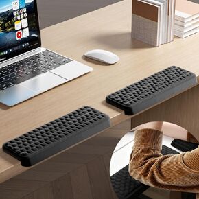 Elbow Pad for Desk,Memory Foam Elbow Support Padding with Non-Slip,2 Pack Ergonomic Desk Edge Cushion & Wrist Rest for Computer, Office, Home in Saudi Arabia