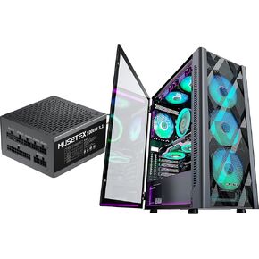 MUSETEX NN8 PC CASE ATX 6 PWM ARGB مراوح مثبتة مسبقًا بقدرة 1000 واط للكمبيوتر الشخصي in Kuwait