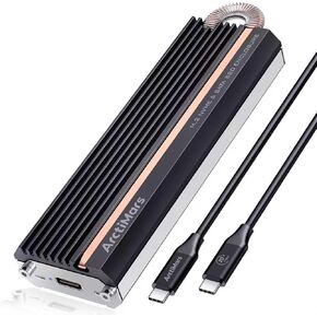 M.2 NVMe SSD Enclosure with Embedded Copper Column Cooling, 20Gbps External, Aluminum, Supports M Key & B+M Key (US-2625) in Kuwait