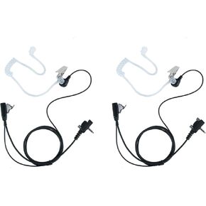 VX-261 سماعة أذن أنبوبية صوتية سرية متوافقة مع Motorola Vertex EVX-261 VX-231 EVX-531 EVX-534 VX-180 VX-298 VX-350 VX-351 راديو لاسلكي مع ميكروفون PTT (عبوة واحدة باللون الأسود) in Kuwait