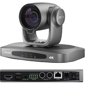 كاميرا 4K NDI PTZ Camer 20X زووم بصري AI تتبع الكاميرا مع HDMI/USB/LAN/PoE كاميرا غرفة الاجتماعات للبث المباشر ومؤتمرات الفيديو وخدمات الكنيسة in Kuwait
