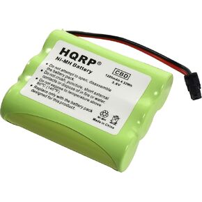بطارية هاتف لاسلكية HQRP متوافقة مع راديو شاك CS00025، 11711991، 23-193، 23-270، 23-895، 23-897 استبدال/ممتدة/سعة عالية in Kuwait