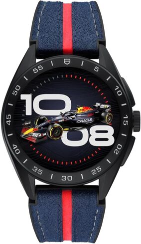 TAG Heuer Connected Caliber E4، إصدار Oracle Red Bull Racing Edition، ساعة ذكية مقاس 45 مم، أسود، نظام تشغيل Wear من Google، هيكل من التيتانيوم، شاشة AMOLED مقاس 1.39 بوصة، مقاومة للماء حتى عمق 50 مترًا in Kuwait