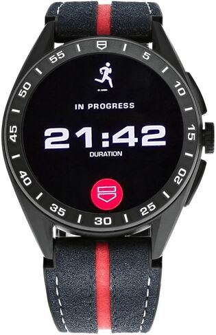 TAG Heuer Connected Caliber E4، إصدار Oracle Red Bull Racing Edition، ساعة ذكية مقاس 45 مم، أسود، نظام تشغيل Wear من Google، هيكل من التيتانيوم، شاشة AMOLED مقاس 1.39 بوصة، مقاومة للماء حتى عمق 50 مترًا in Kuwait