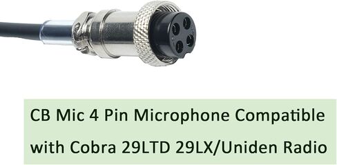 ميكروفون CB Mic DM507 5 Pin متوافق مع راديو Cobra148/UnidenGrant 4Pack in Saudi Arabia