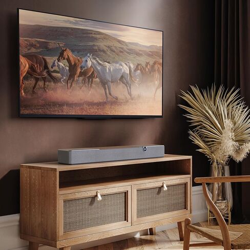 Klipsch Flexus CORE 100 2.1 Channel Powered by Onkyo Bluetooth Sound Bar with Dolby Atmos and Custom Tuned Bass - Walnut, 28" W in Saudi Arabia