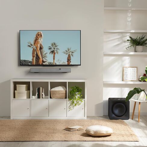Klipsch Flexus CORE 100 2.1 Channel Powered by Onkyo Bluetooth Sound Bar with Dolby Atmos and Custom Tuned Bass - Walnut, 28" W in Saudi Arabia