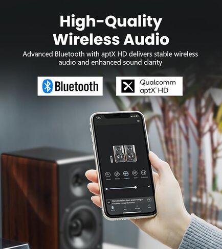 Edifier S3000MKII Audiophile Speakers, Hi-Res 2.0 Powered Bookshelf Speakers with 256W RMS, aptX HD Bluetooth, 5.8GHz Wireless, Planar Magnetic Tweeter - for Turntable, Home Audio in Saudi Arabia