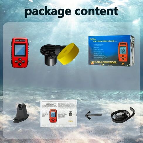 كاياك المحمولة عمق الأسماك مكتشف المياه المحمولة صياد السمك سونار Castable قوارب الكاياك Fishfinder محول الصيد شاشة الكريستال السائل in Saudi Arabia