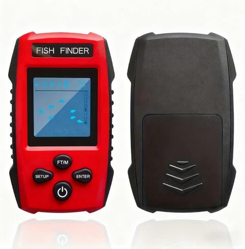 كاياك المحمولة عمق الأسماك مكتشف المياه المحمولة صياد السمك سونار Castable قوارب الكاياك Fishfinder محول الصيد شاشة الكريستال السائل in Saudi Arabia