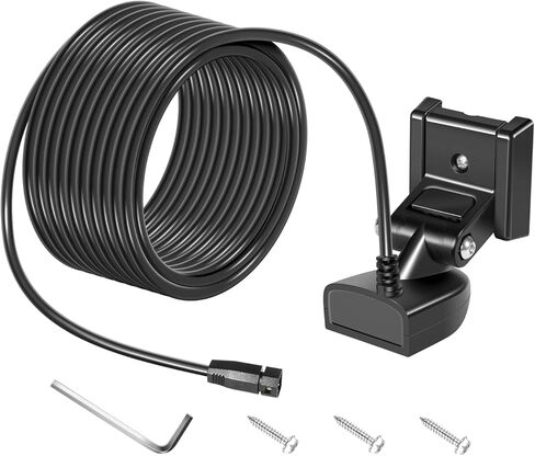 XNT-9-HW-T Transom Temperature Transducer & 720074-1 AS EC QDE Ethernet Adapter Cable for Humminbird Helix 5/7/8/9/10/12 with Dual Spectrum Chirp Sonar 710274-1, 20 Feet Cable Length in Saudi Arabia