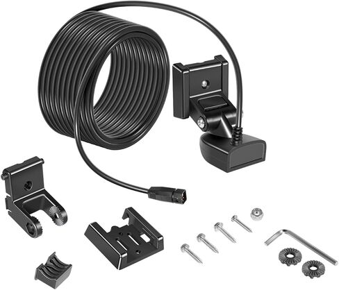 XNT-9-HW-T Transom Temperature Transducer & 720074-1 AS EC QDE Ethernet Adapter Cable for Humminbird Helix 5/7/8/9/10/12 with Dual Spectrum Chirp Sonar 710274-1, 20 Feet Cable Length in Saudi Arabia