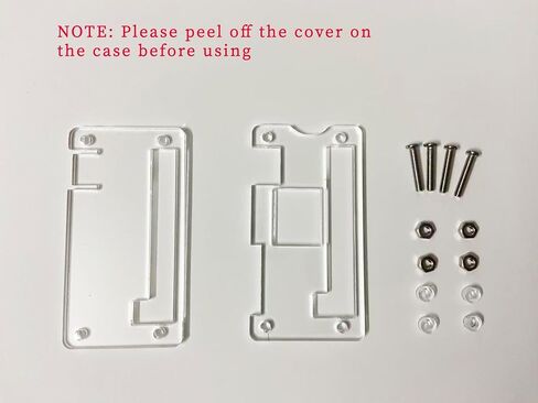 Raspberry Zero W 2W Case,Clear Acrylic Case for Raspberry Pi Zero/Zero W, Durable Protective Enclosure with Easy Assembly in Saudi Arabia