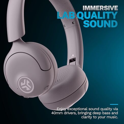 JLab Mauve Bundle, Go Lux ANC Wireless Headphones, Go Air Pop+ True Wireless Bluetooth Earbuds in Saudi Arabia