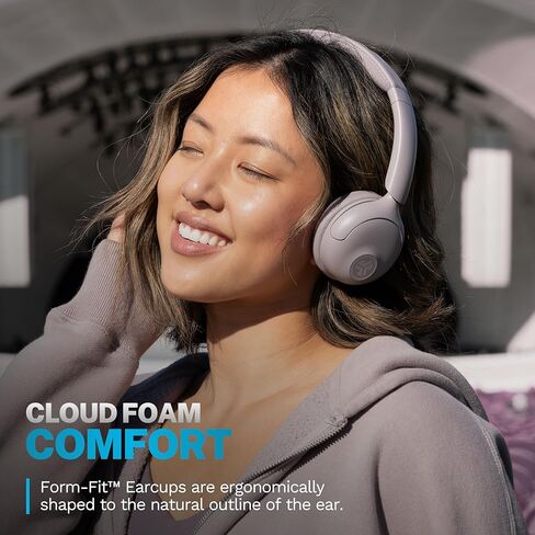 JLab Mauve Bundle, Go Lux ANC Wireless Headphones, Go Air Pop+ True Wireless Bluetooth Earbuds in Saudi Arabia