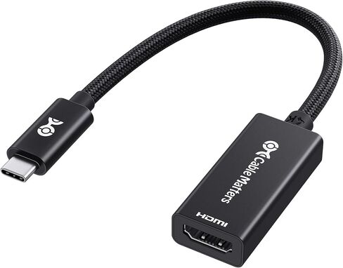 كابل ماتس من الألومنيوم USB C إلى محول HDMI، 4K@60 هرتز، 1440p@144 هرتز، HDR، 4K USB من النوع C إلى محول HDMI لأجهزة iPhone 17/16، MacBook، الكمبيوتر اللوحي، التلفزيون والشاشة in Saudi Arabia