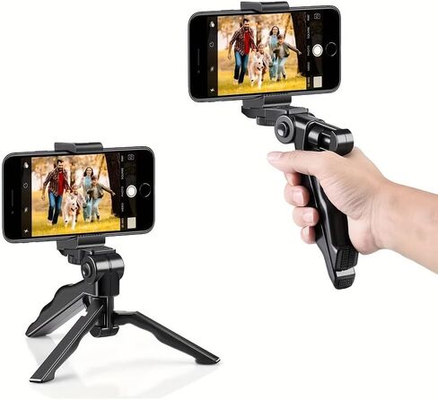 Mini Phone Tripod Portable Foldable Selfie Stand Desktop Stable Support for Live Streaming in Saudi Arabia