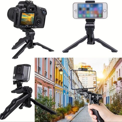 Mini Phone Tripod Portable Foldable Selfie Stand Desktop Stable Support for Live Streaming in Saudi Arabia
