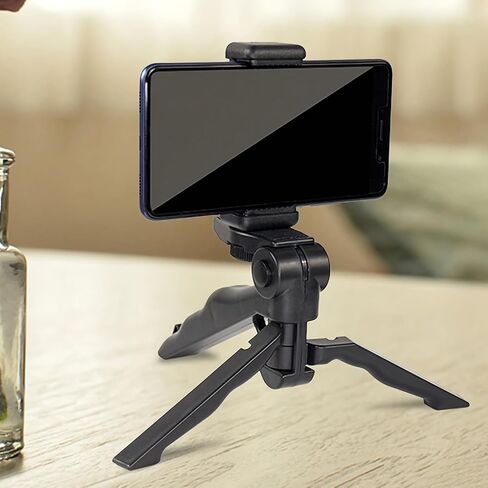 Mini Phone Tripod Portable Foldable Selfie Stand Desktop Stable Support for Live Streaming in Saudi Arabia