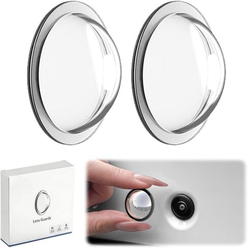 Car Camera Lens Protector,Car 360 Panoramic Camera Protective Cover,Clear Transparency Weatherproof Cars Backup Cameras Protection,Anti-Glare,Anti-Rain,Anti-Collision (2) in Saudi Arabia