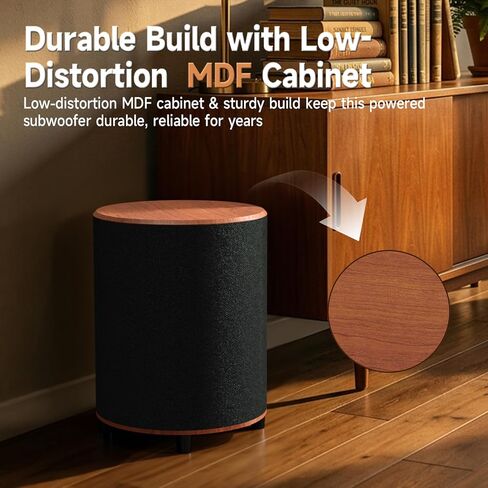 مضخم صوت LITTOAK مقاس 6.5 بوصة مع DSP وClass D Amp، ومضخم صوت للمسرح المنزلي بقدرة 100 وات، وتصميم جهير عميق مدمج، والتحكم في التمرير المنخفض، ومفتاح الطور لمكبرات الصوت، ومكبرات الصوت 2026 الإصدار الجديد in Kuwait