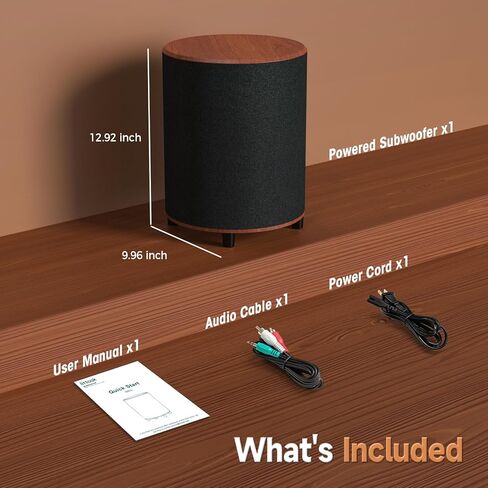 مضخم صوت LITTOAK مقاس 6.5 بوصة مع DSP وClass D Amp، ومضخم صوت للمسرح المنزلي بقدرة 100 وات، وتصميم جهير عميق مدمج، والتحكم في التمرير المنخفض، ومفتاح الطور لمكبرات الصوت، ومكبرات الصوت 2026 الإصدار الجديد in Kuwait
