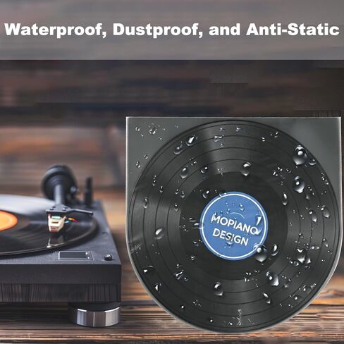 Mopiano 50x12" Inner Vinyl Record Sleeves Round Bottom,33 RPM Anti Static Inner LP Sleeve,Protect Vinyl from Dust,Dirt & Scratches. in Saudi Arabia