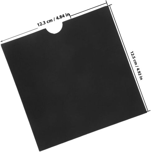 VALICLUD 20pcs CD DVD Sleeves Kraft Paper Storage Bags Black Paper CD Cases Protective Packaging for Media Organization and Travel in Saudi Arabia
