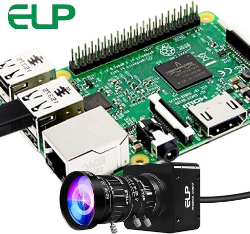 ELP High Speed USB Zoom Camera, 1080P/230fps, 4K/60fps, 12MP/30fps, USB3.0/2.0 Manual Focus Lightburn Cameras for Windows, Linux, Mac, Pi, Fast Frame 5-50mm 10X Zoom IMX577 Webcam for PC Jetson Nano in Saudi Arabia