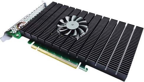 وحدة تحكم HighPoint SSD7505 PCIe 4.0 x16 4-Channel M.2 NVMe RAID in Kuwait