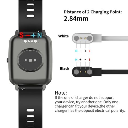 for FitCloud Pro APP Watch Charger Cable [One Fit ] 1.6ft USB Replacement Mag-netic Charging Cord Intended for FitCloud Pro Smart Watch Charger in Saudi Arabia