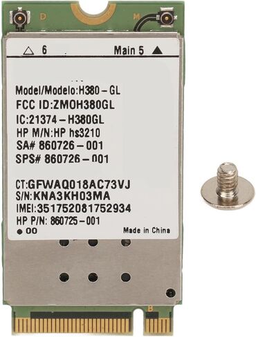 H380 GL HSPA M.2 Mobile Module Stable and Fast Connection for ZBook 15, Reliable Data Transmission for Users in The Home Office in Saudi Arabia