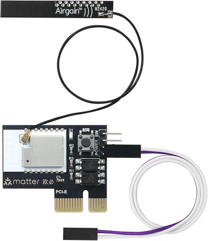 Matter Over WiFi Remote PC Power Switch, Wireless Desktop PC Power Button Switch ON/Off Control for Computer Motherboard Work with HomeKit, Apple Home, Siri, Alexa, Google, SmartThings in Saudi Arabia