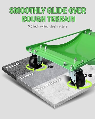 Car Dolly Set of 4, 8000LBS Heavy Duty Car Mover Dollies, Steel Wheel Skates for SUVs, Trucks, Motorcycles in Saudi Arabia