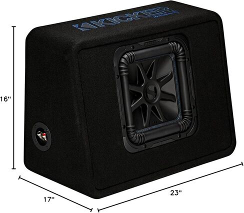 Harmony Audio Kicker TL7S10 Car Audio L7 Subwoofer Loaded 10" Truck Sub Box Enclosure 44TL7S102 Bundle with Harmony HA-A400.1 Amplifier & Amp Kit in Saudi Arabia