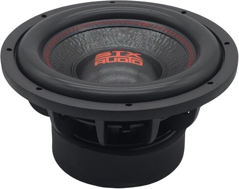 مكبر صوت STX Audio STXW12D4-12 بوصة مزدوج 4 أوم برو، طاقة ذروة 3000 وات، ملف صوتي 75.5 مم، تصميم مغناطيسي مزدوج لأنظمة صوت السيارة in Kuwait