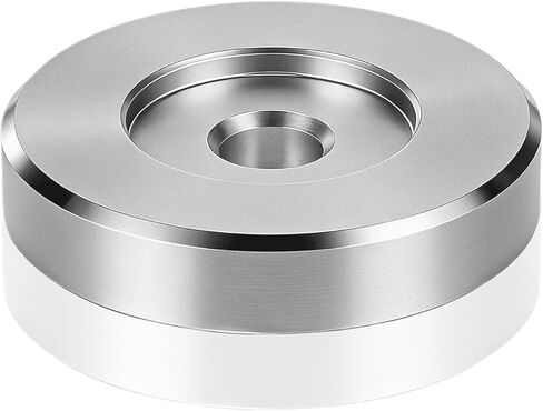 45 Record Adapter 45 RPM Adapter for Record Player Turntable Aluminum 7" Vinyl Records Players Technics Turntables Aluminum for DJ Home Turntables (Silver) in Saudi Arabia